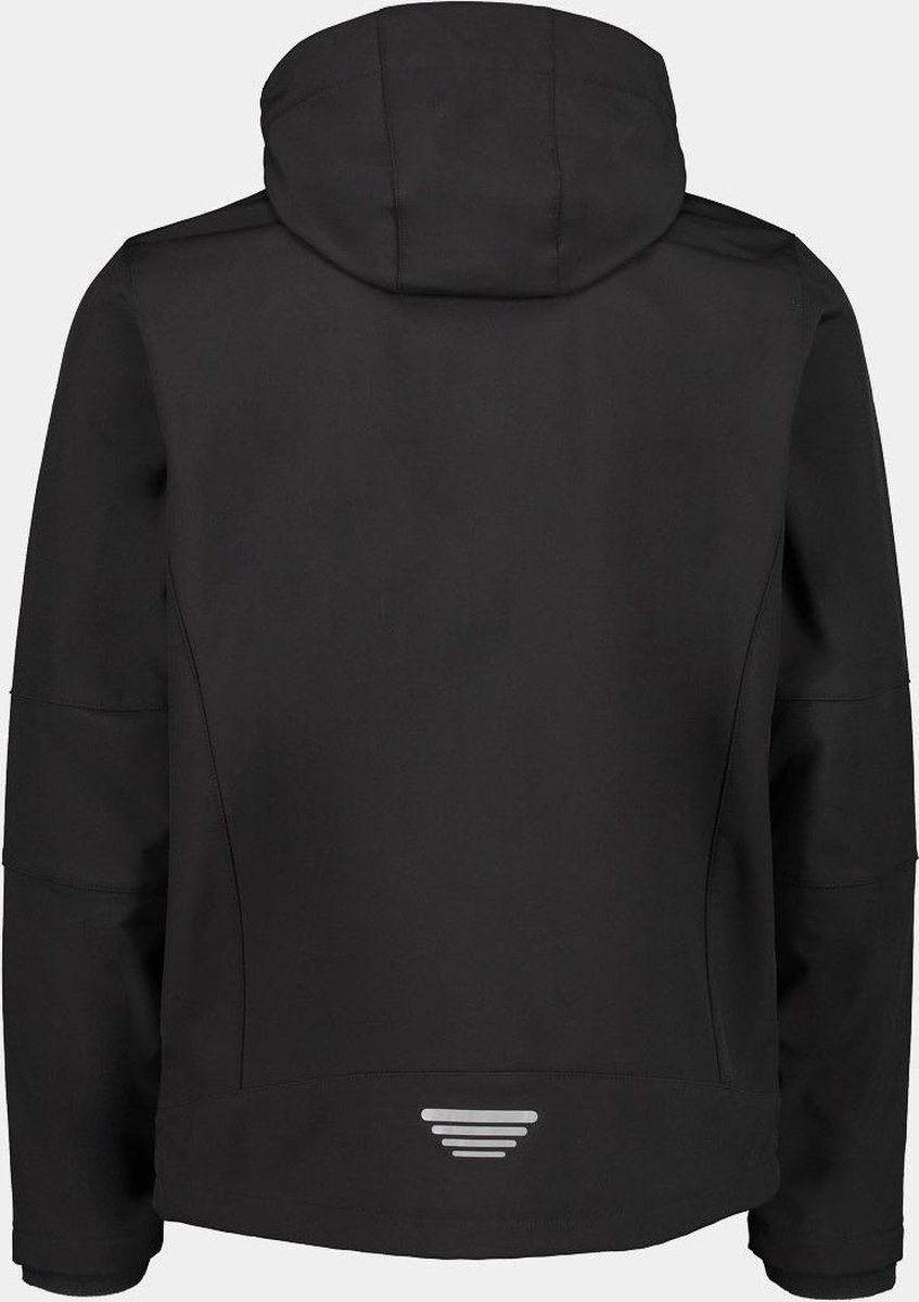 CMP Softshell Jas Zip Hood Heren Polyester Zwart - 8052479774441