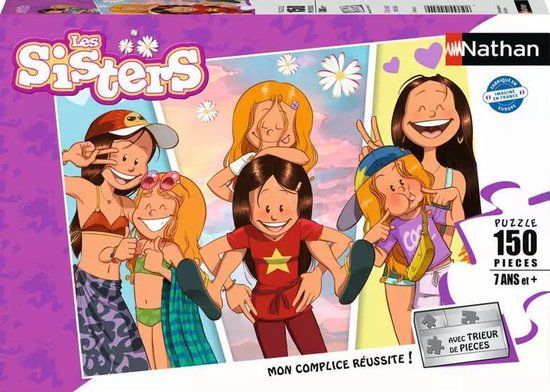 Nathan Ravensburger C’est parti mon kiwi / Les Sisters Puzzel 150 stukjes