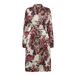 FREEQUENT blousejurk met ceintuur en print - rood