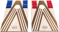AXI Cornhole Set Plus 2 Borden 91 x 60 cm – Compact Bean Bag Werpspel voor Buiten en Binnen – Inclusief 8 Cornhole Zakjes en Draagtas – Houten Cornhole Bord met Opklapbare Poten – Tuinspel voor Kinderen en Volwassenen