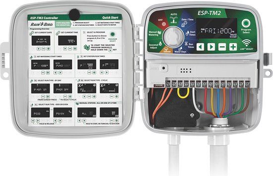 Rain Bird ESP-TM2 8-station 230V Outdoor Wifi Beregeningscomputer