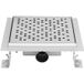 Bc-elec Q15-20 Caniveau de douche en inox carré 20cm, sterfput de douche, hauteur ajustable 63-83mm Q15