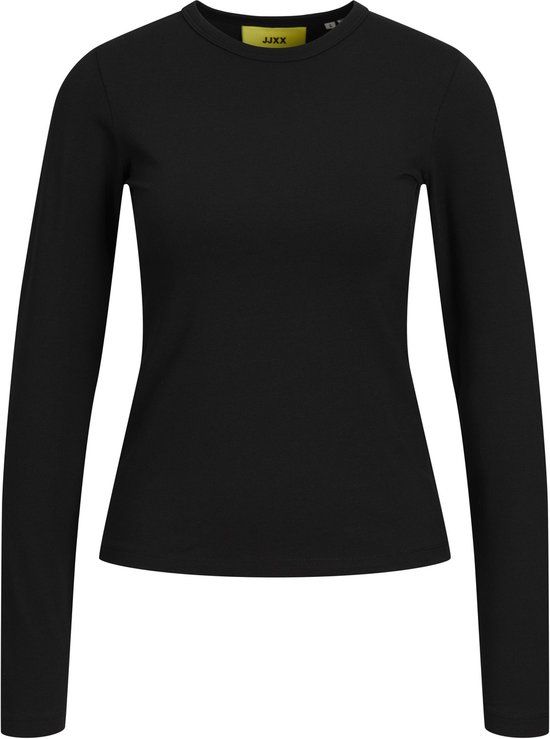 JJXX JXCELINE Longsleeved T-shirt Dames Zwart Katoen S