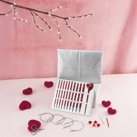 KnitPro Limited edition tunische haaknaaldenset Amore 3 - 8 mm