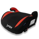 PETEX Autostoelverhoger met Isofix - Max Plus, i-Size ECE R129, ca. 7 tot 12 jaar, voor lichaamslengte van 125 tot 150 cm, zitverhoging, rood