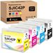 Epson SJIC42P Cartouches de couleur pour EPS ColorWorks (4 pièces, 1 noir, 1 cyan, 1 magenta, 1 jaune)