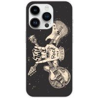 Apple iPhone 15 Pro Stay rock bedrukt siliconen hoesje