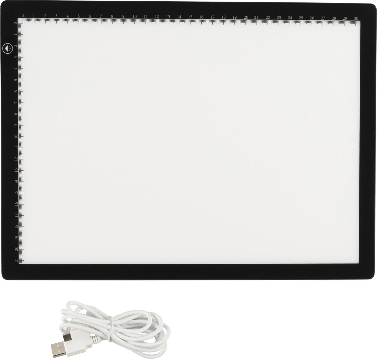 Crafts & Co. Crafts & Co A4 Oplaadbare Lightpad - Ideaal voor Overtrekken van Tekeningen en Diamond Painting - Moderne Lichtbak