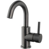 Wiesbaden Caral Wastafelkraan met Draaibare Uitloop - Gunmetal