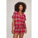 Hunkemöller Pyjamaset Twill Rood