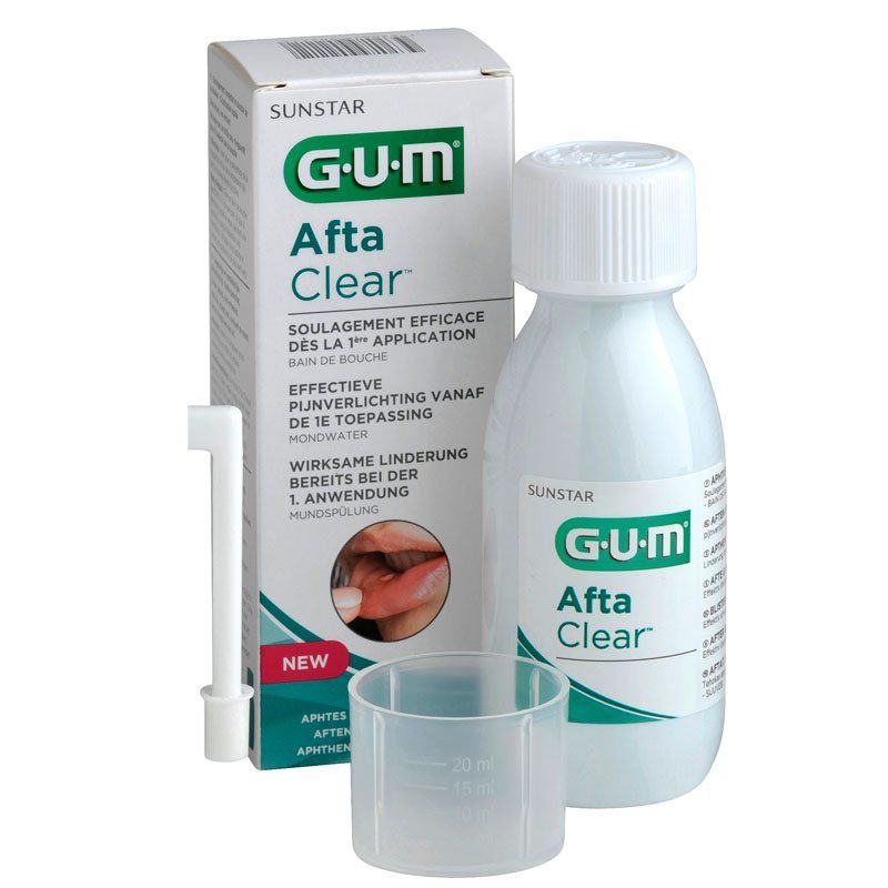 GUM Aftaclear Mondspoeling - 120 ml - 1 stuk