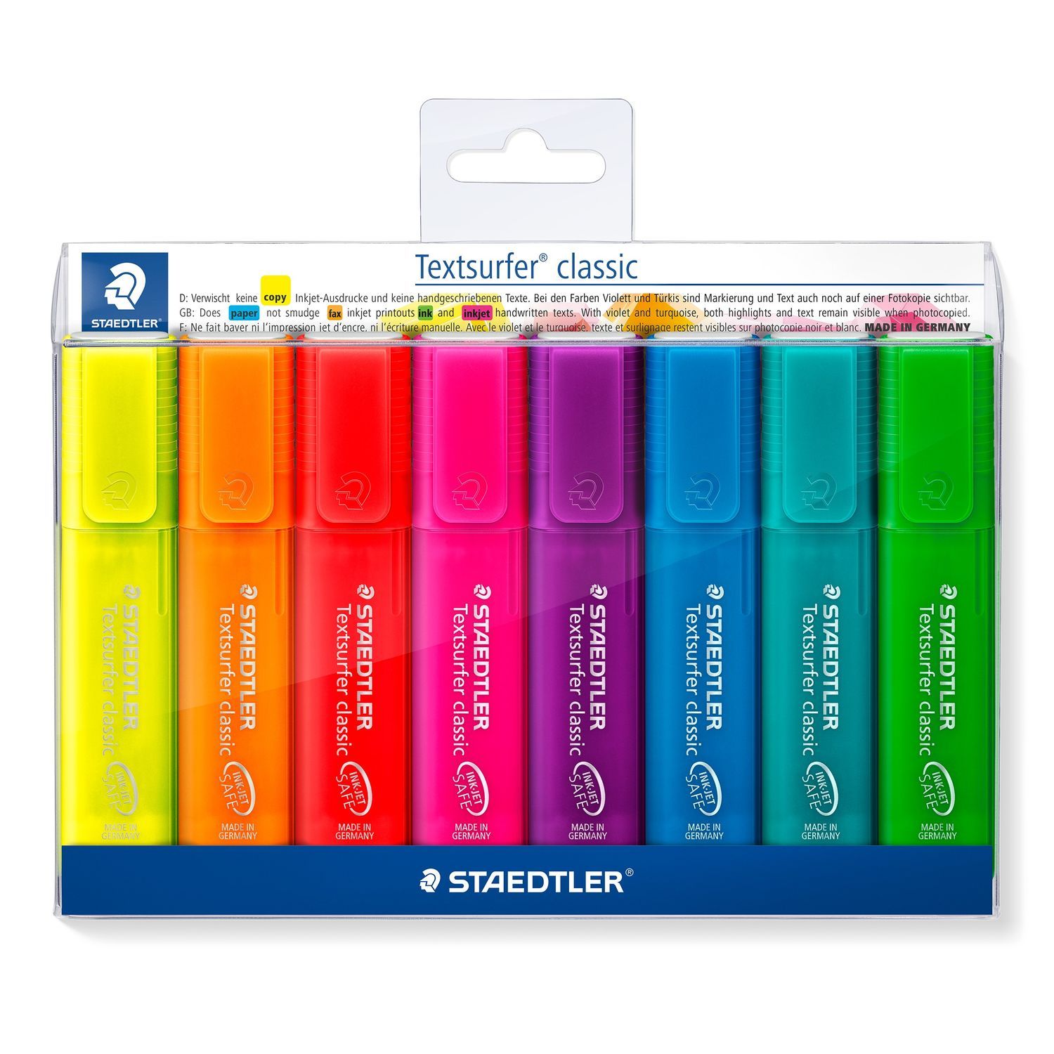 Staedtler 364 P WP8 - Markeerstiften - 8 stuks - Meerkleurig