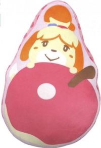 San-ei Co Animal Crossing Pluche - Isabelle Pillow - Multicolour