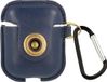 cofi1453 AirPods 1/2 360 degrés protection totale en cuir étui de chargement étui de protection étui bleu