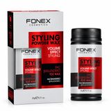 Fonex Styling Powder Wax Volume Effect/Volume Haarpoeder – Volumising Hair Powder – Dry Look & Easy Styling –Directe Root Lift, Extreme Textuur & Matte Finish 20 g