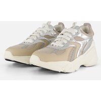 Muyters Muyters Metallic Sneakers zilver Leer