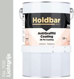 Holdbar Anti Graffiti Coating Lichtgrijs (RAL 7035) 2,5 Kg