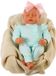 Baby Born Real Girl Med/closed Assorted Babypop Bleu Enfants