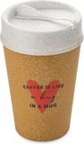 Koziol Iso To Go tasse à café à double paroi avec couvercle, 0,4 L, marron