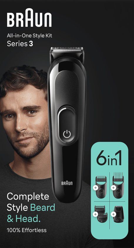 Braun All-In-One Style Kit Series 3 MGK3410 - Zwart