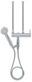 STIEBEL ELTRON Eengreeps-wandarmatuur MEBD voor doorstroomboiler, badkraan met handdouche, 205623