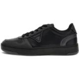 Guess Vadik Trainers Zwart Leer Synthetisch Rubber Veters Mannen Volwassenen Maat 45