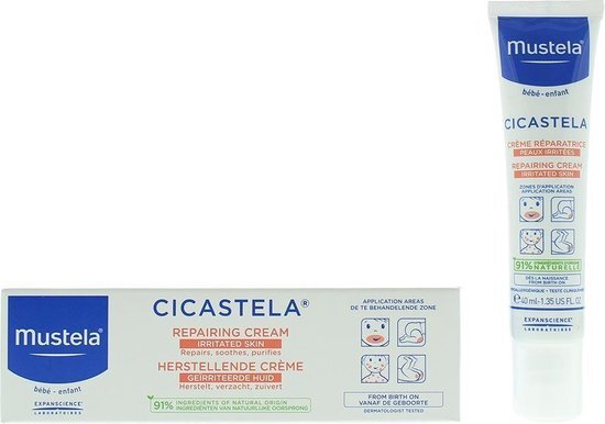 Mustela Bébé Cicastela Wundheilcreme 40ml - Für gereizte Haut