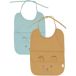 Fabelab Bavoir long bébé Bear (x2)