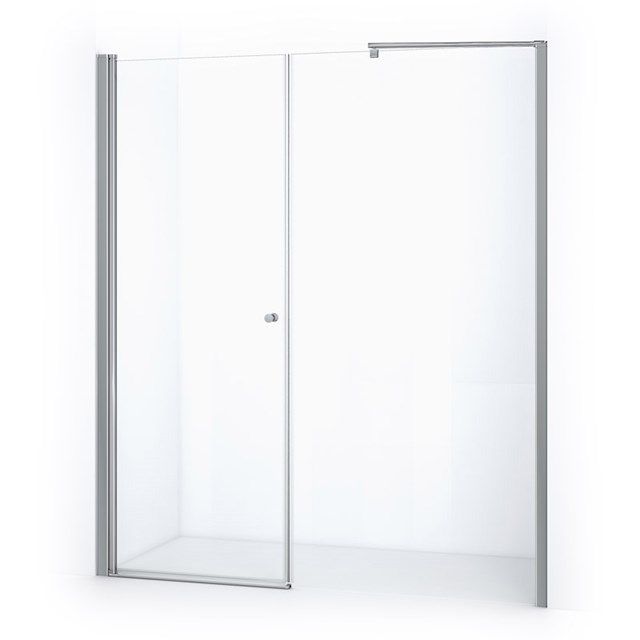 Maxaro Douchewand met Draaideur Zircon Comfort 175cm Chroom