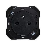 SIMON CLEAN Frans stopcontact Simon 270 zwart mat 20000455-098