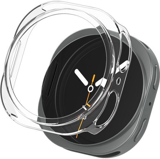 imoshion Ploonk B.V. Screenprotector - Geschikt voor Samsung Galaxy Watch 9 / Watch 8 (40 mm) - Full Cover Hard Case / Beschermend Hoesje - Transparant
