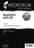 Avery 50312, Zwart/Wit, A5, 40 vel, Gelijnd papier