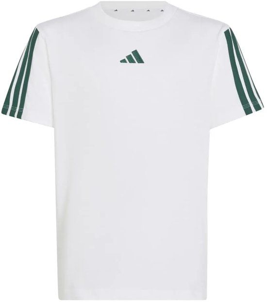 Adidas Essentials T-shirt Met Korte Mouwen Wit 11-12 Years Kinderen