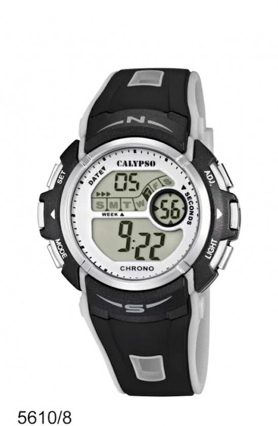 Calypso K5610/8 Digitaal - Horloge - Kunststof - Zwart - 45 mm