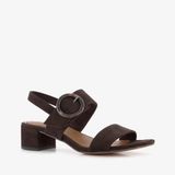 Marco Tozzi Dames Sandalen Donkerbruin - Maat 39