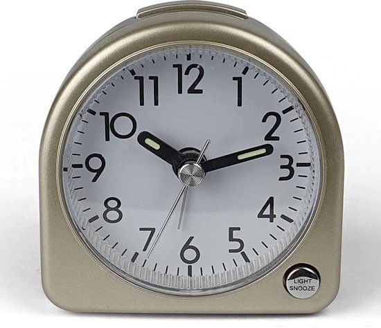 TFA Dostmann 60.1020.53 - Wekker - Analoog - Zilverkleurig