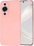 Techsuit Hoesje geschikt voor Huawei nova 12s - Soft Flex Silicone Back Cover - Chalk Pink