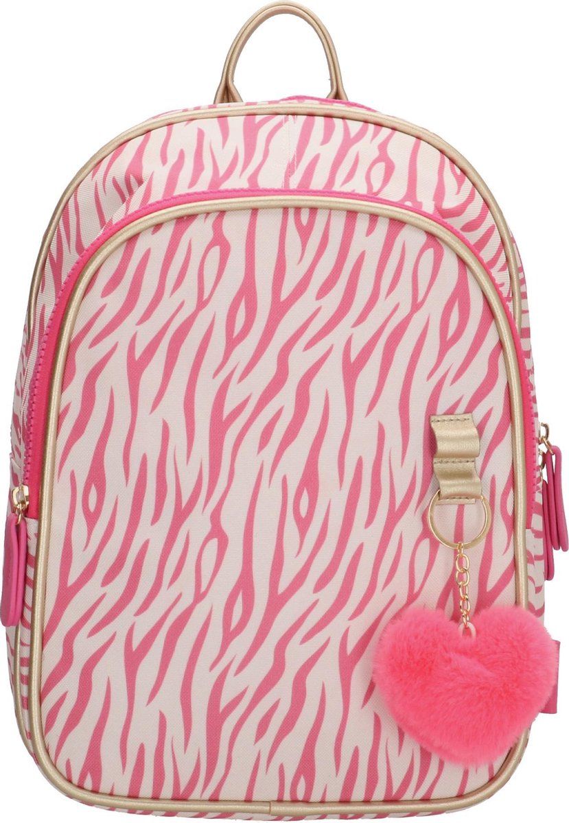 Beagles Originals Kids Adventures Rugzak - Roze zebra - Polyester