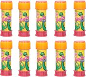 Disney Dinosaurus Dinosaurus Thema Bellenblaas Flesjes - 10x - Met Bal Spelletje In Dop - 60 Ml - Voor Kinderen
