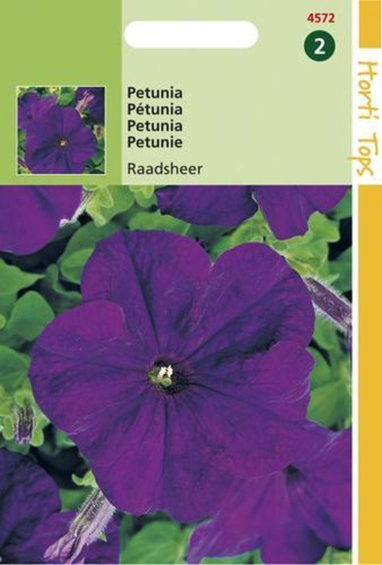 Hortitops Petunia Hybride Bloemzaad - Raadsheer