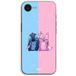 Maniacase iPhone 17e hoesje Stitch Angel schattig blauw-roze