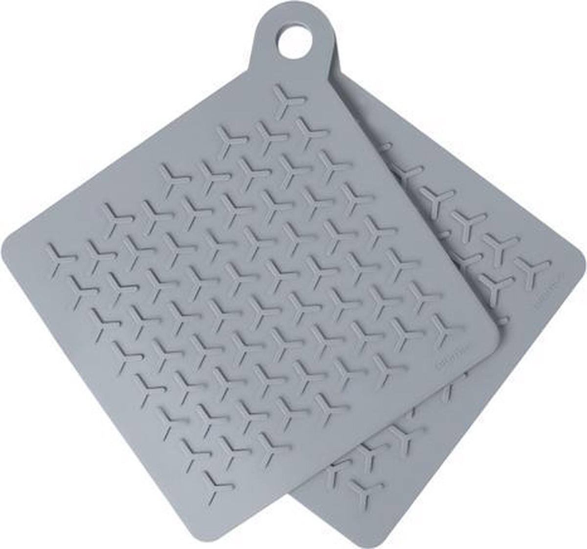 Blomus Flip Pannenlappen sharkskin (licht blauw), per 2