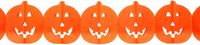 Atosa Horror/Halloween Thema Feestslinger - Pompoenen - Papier - 300 cm
