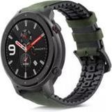Xiaomi Amazfit GTR bracelet en cuir et silicone - vert - 47mm