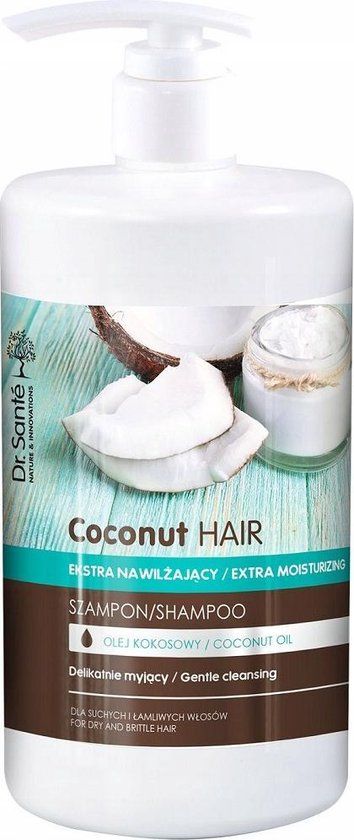 Dr. Santé Coconut Hair Shampoo Extra Moisturizing With Coconut Oil For Dry and Brittle Hair 1000ml