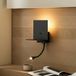Lindby Wandlamp Thorid Zwart