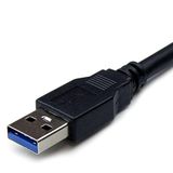 Nanocable 10.20.01 USB-kabel 2 m 3.0 Type A Zwart