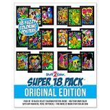 Stuff2Color Super Pack van 18 Fuzzy Velvet 8X25 Inch Posters (originele editie)