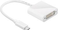 Goobay USB-C naar DVI adapter / wit - 0,15 meter