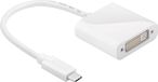 Goobay USB-C naar DVI adapter / wit - 0,15 meter